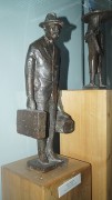 Albert Schweitzer, Bronze von Jürgen von Woyski, 1961. Standort: Museum Hoyerswerda
