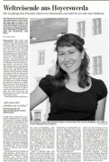 Interview der Lausitzer Rundschau mit Kira Potowski vom 12.Juli 2012