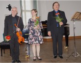 Von links: Malte Hübner, Claudia Wolf, Prof. Waldemar Wild